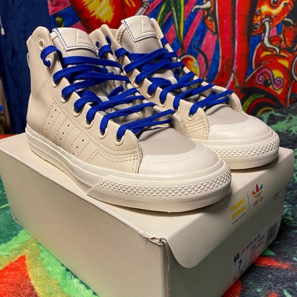 New Adidas Pharrell Williams Nizza Hi RF high tops Size 7 - Picture 2 of 11